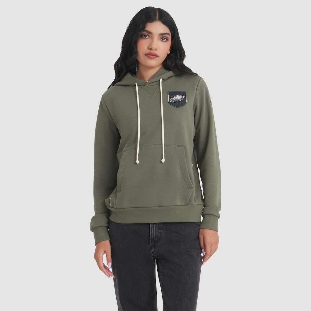 Women's 2025 Salute to Service Sideline Standard Issue Dri-FIT Hoodie - Philadelphia Eagles