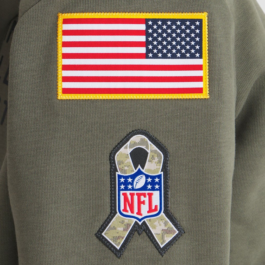 Women's 2025 Salute to Service Sideline Standard Issue Dri-FIT Hoodie - Minnesota Vikings