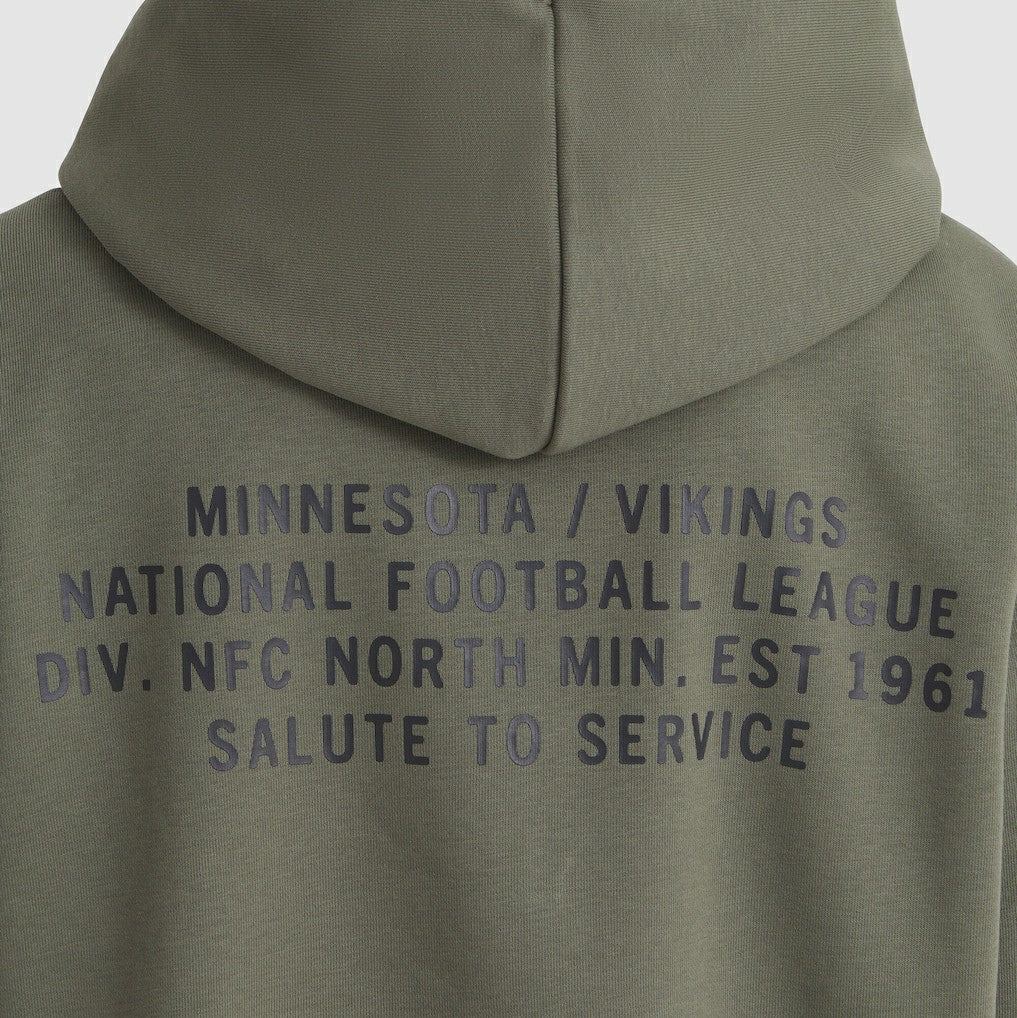 Women's 2025 Salute to Service Sideline Standard Issue Dri-FIT Hoodie - Minnesota Vikings