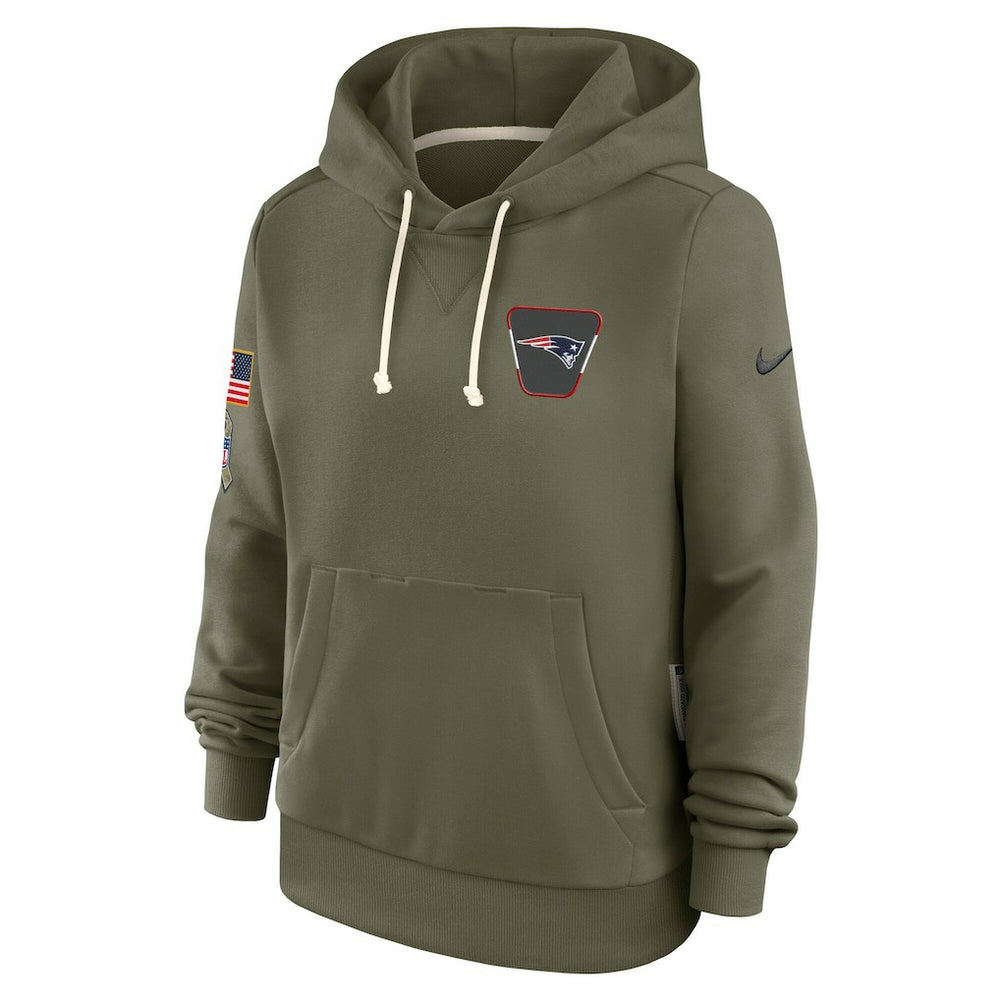 Women's 2025 Salute to Service Sideline Standard Issue Dri-FIT Hoodie - New England Patriots