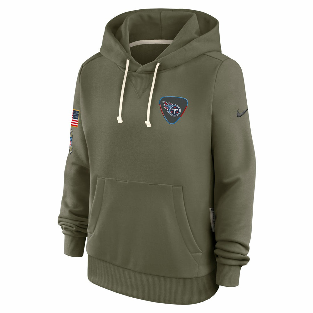 Women's 2025 Salute to Service Sideline Standard Issue Dri-FIT Hoodie - Tennessee Titans