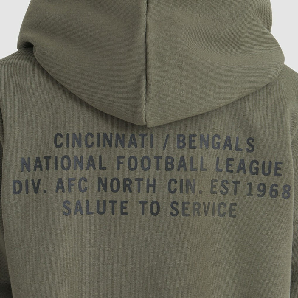 Women's 2025 Salute to Service Sideline Standard Issue Dri-FIT Hoodie - Cincinnati Bengals