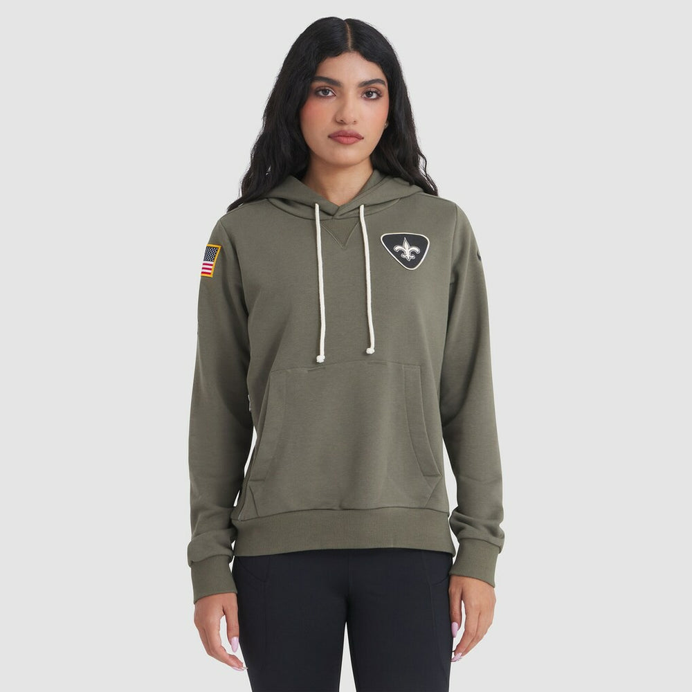 Women's 2025 Salute to Service Sideline Standard Issue Dri-FIT Hoodie - New Orleans Saints