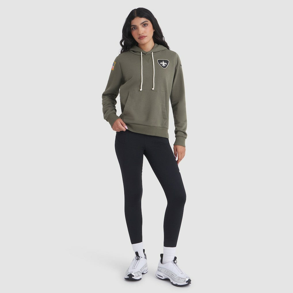 Women's 2025 Salute to Service Sideline Standard Issue Dri-FIT Hoodie - New Orleans Saints