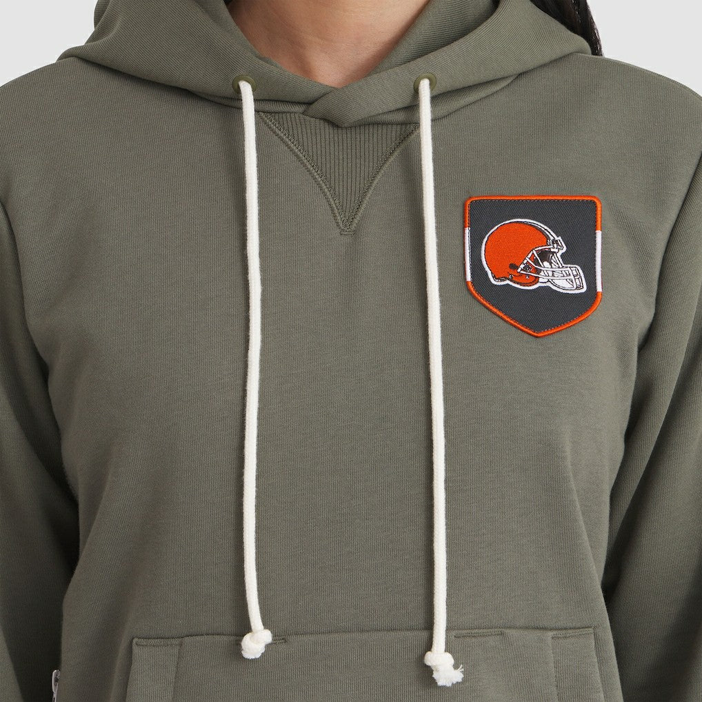 Women's 2025 Salute to Service Sideline Standard Issue Dri-FIT Hoodie - Cleveland Browns