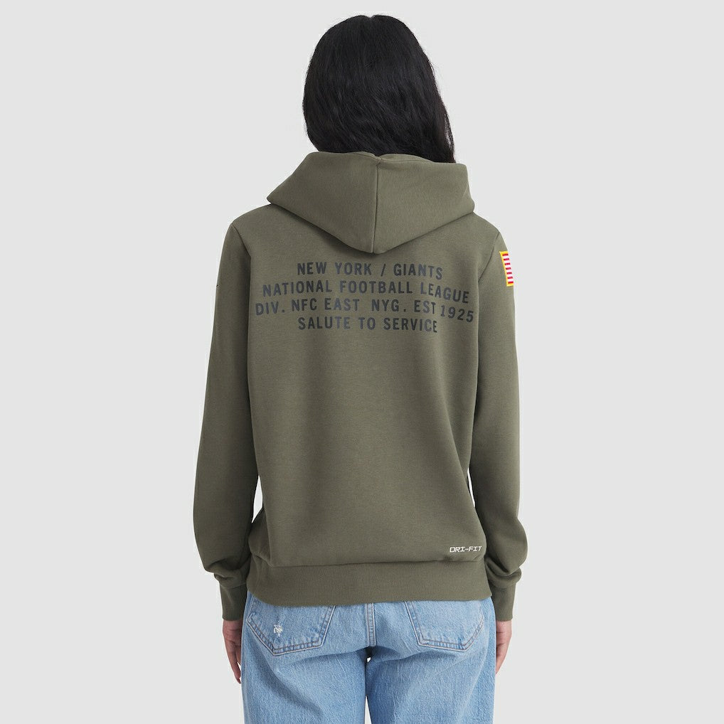 Women's 2025 Salute to Service Sideline Standard Issue Dri-FIT Hoodie - New York Giants