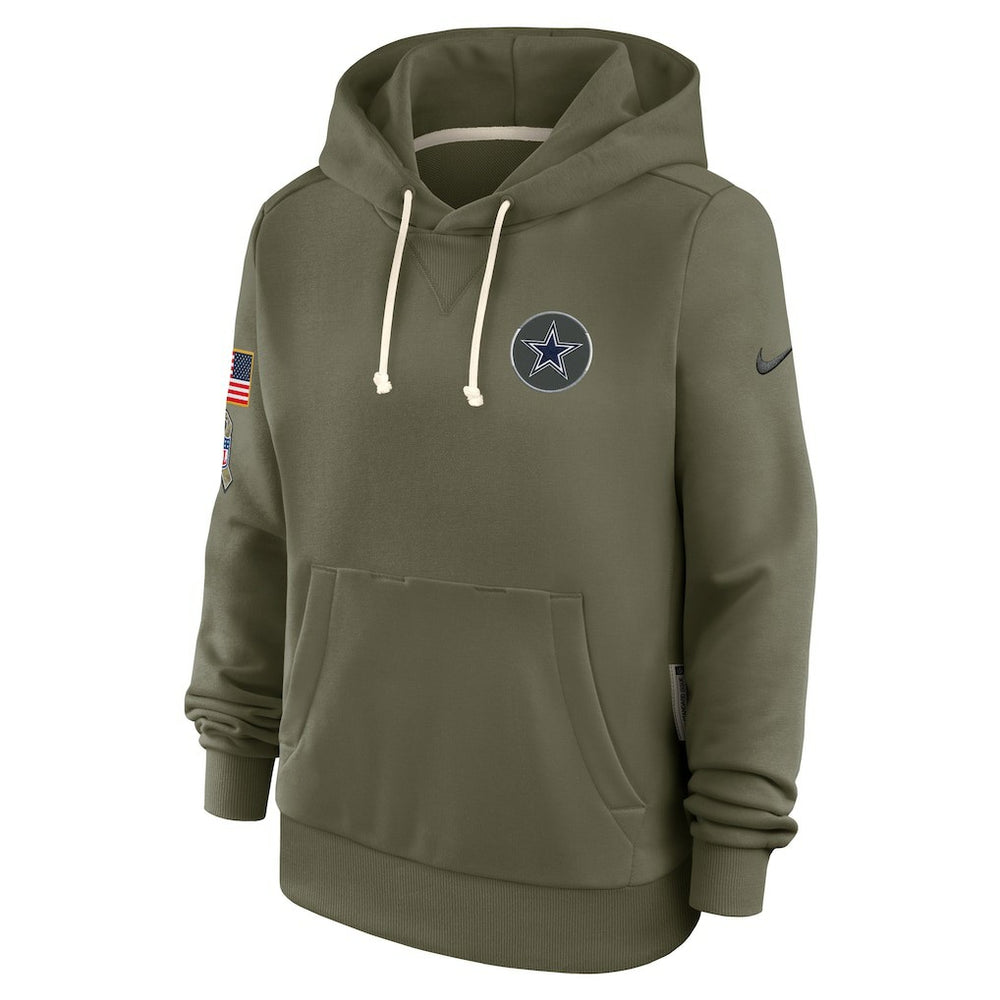 Women's 2025 Salute to Service Sideline Standard Issue Dri-FIT Hoodie - Dallas Cowboys