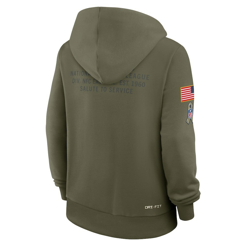 Women's 2025 Salute to Service Sideline Standard Issue Dri-FIT Hoodie - Dallas Cowboys