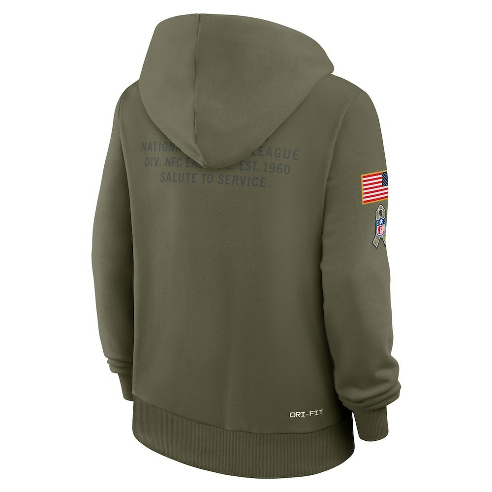 Women's 2025 Salute to Service Sideline Standard Issue Dri-FIT Hoodie - Dallas Cowboys