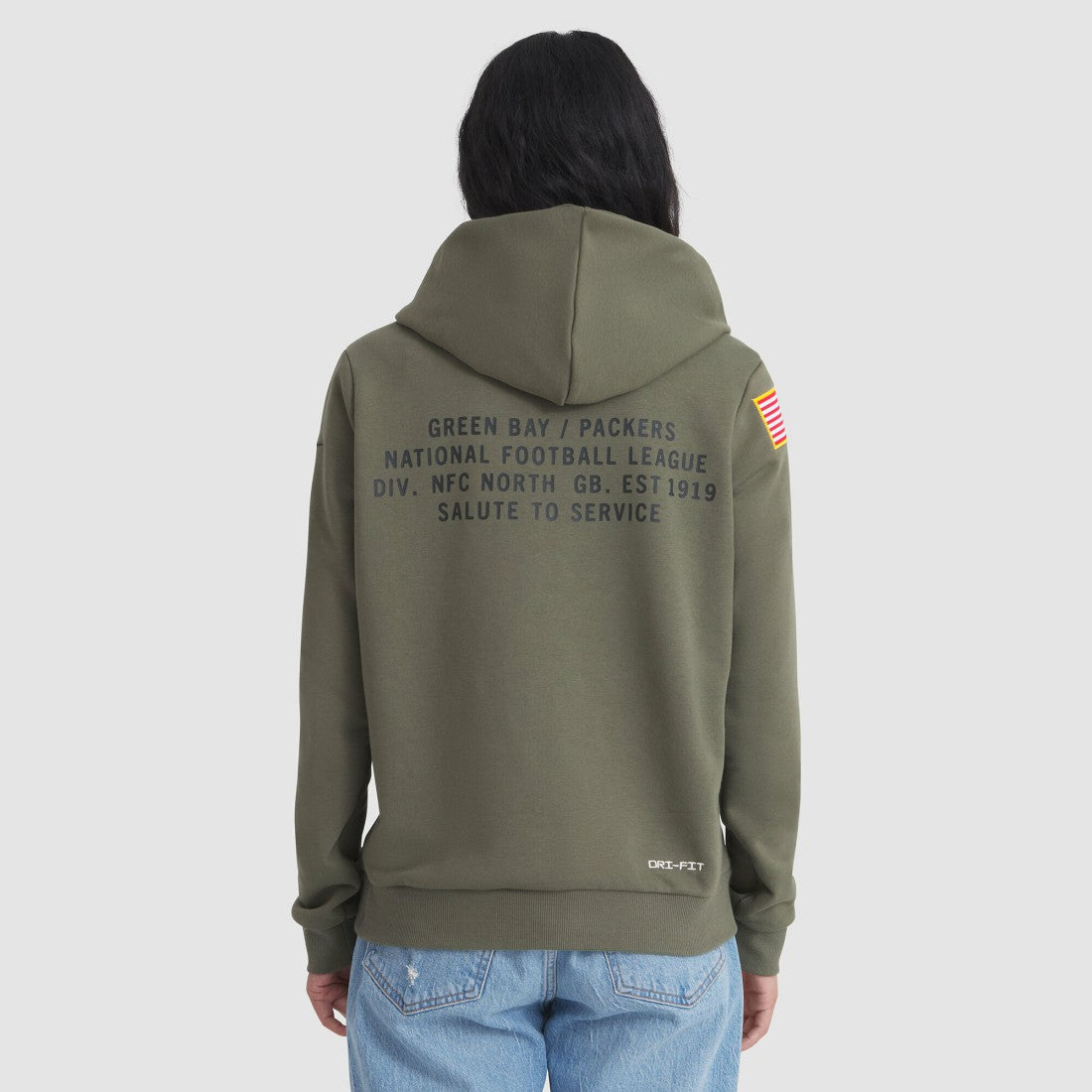 Women's 2025 Salute to Service Sideline Standard Issue Dri-FIT Hoodie - Green Bay Packers