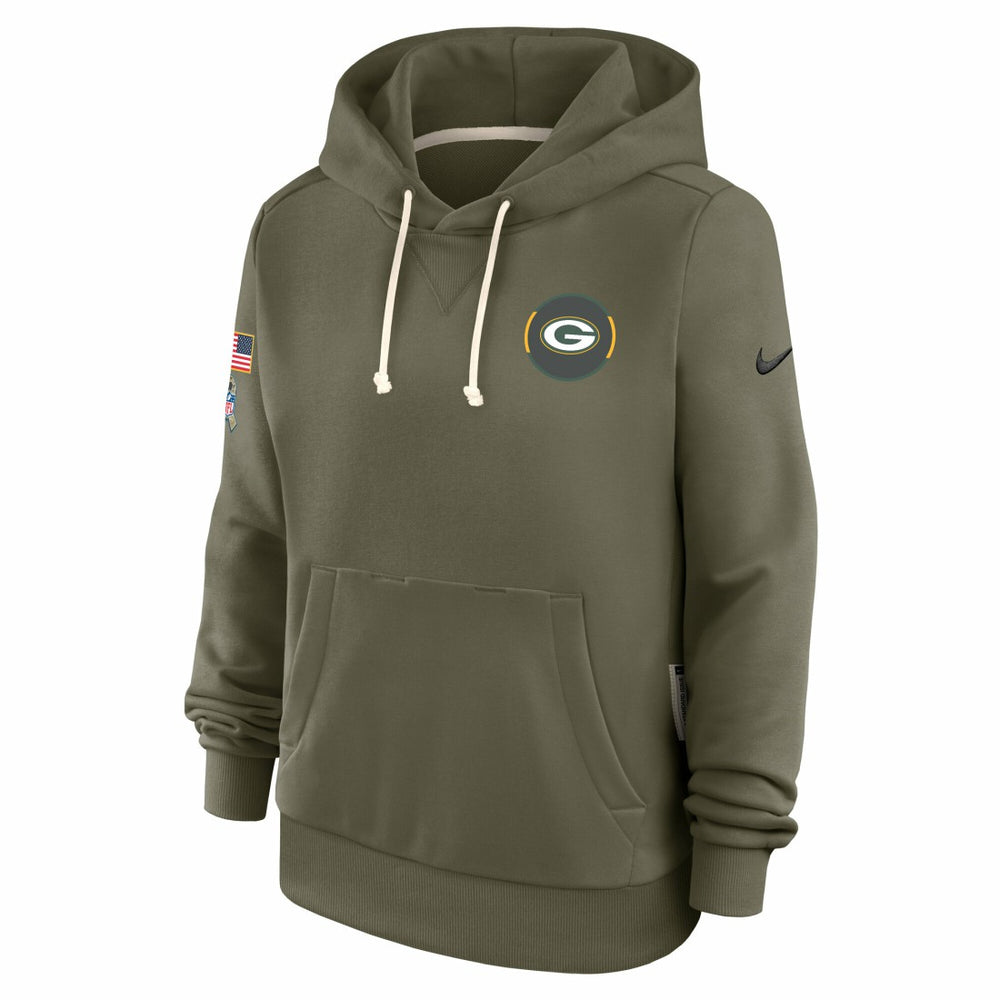 Women's 2025 Salute to Service Sideline Standard Issue Dri-FIT Hoodie - Green Bay Packers