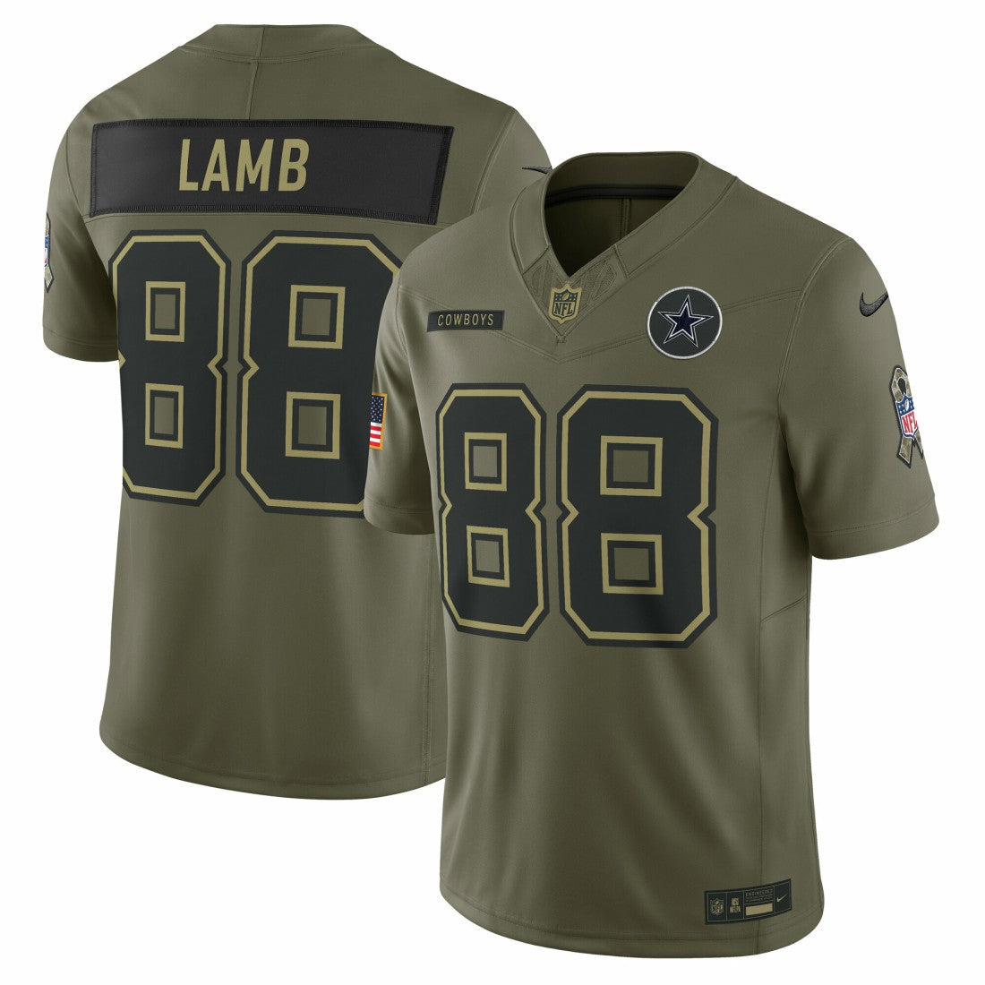 CeeDee Lamb  2025 Salute to Service Limited Jersey - Dallas Cowboys