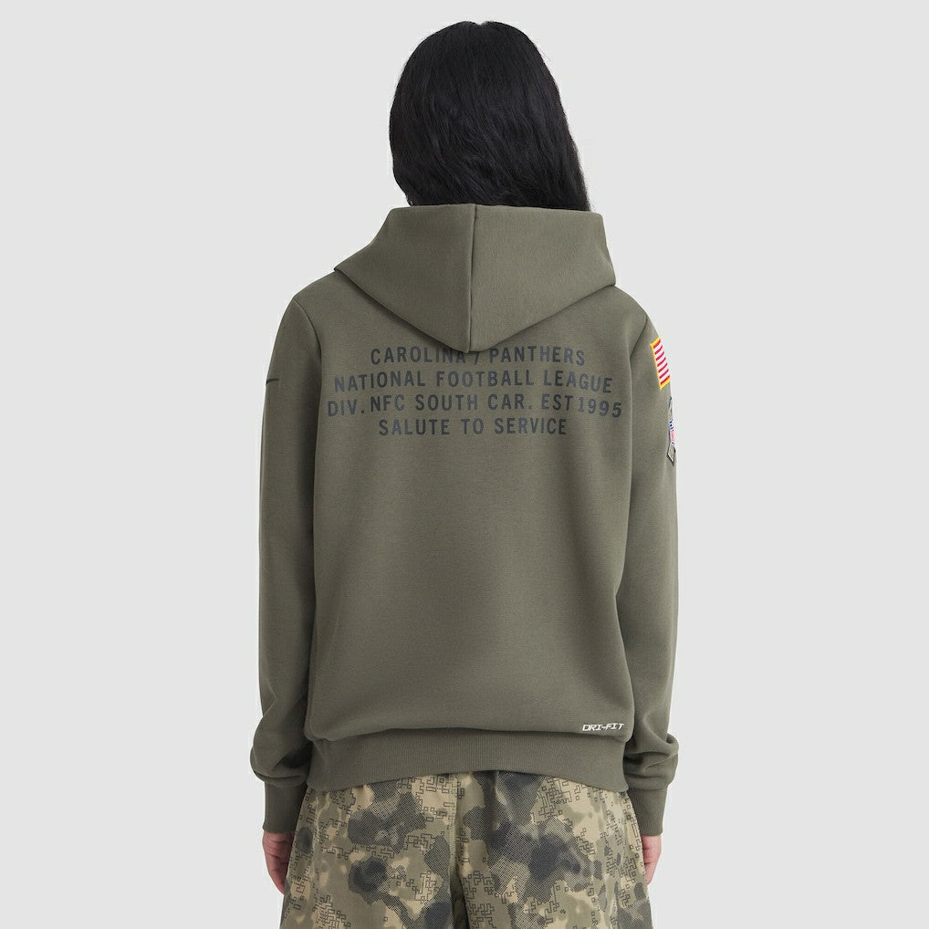 Women's 2025 Salute to Service Sideline Standard Issue Dri-FIT Hoodie - Carolina Panthers