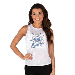 NHL White Buffalo Sabres Concepts Sport Women's Infuse Knit Tank Top