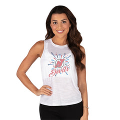 NHL White New Jersey Devils Concepts Sport Women's Infuse Knit Tank Top