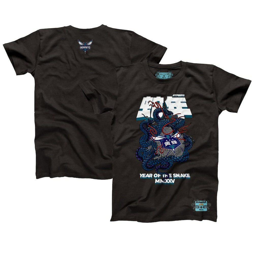 NBA Charlotte Hornets NBALab x Hyperfly Unisex Year of the Snake Lunar New Year Collection T-Shirt