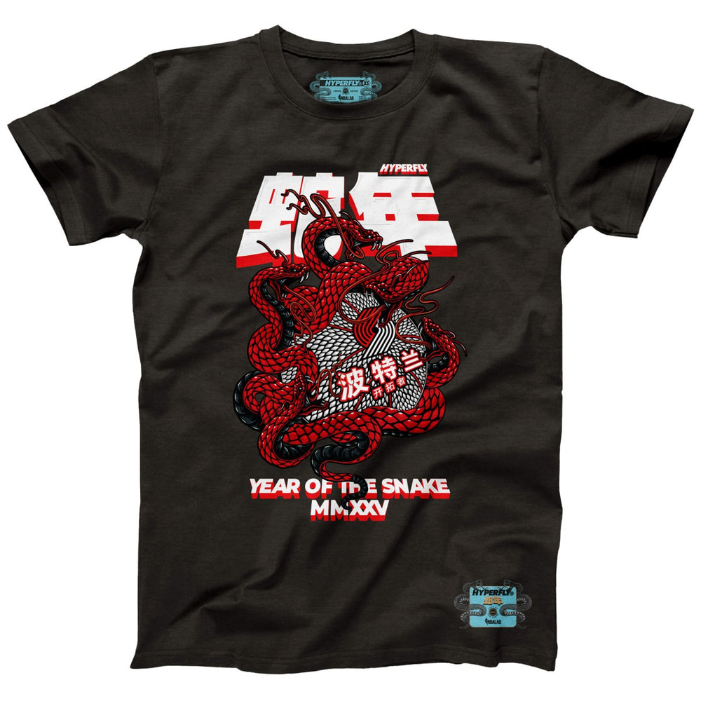 NBA Portland Trail Blazers NBALab x Hyperfly Unisex Year of the Snake Lunar New Year Collection T-Shirt