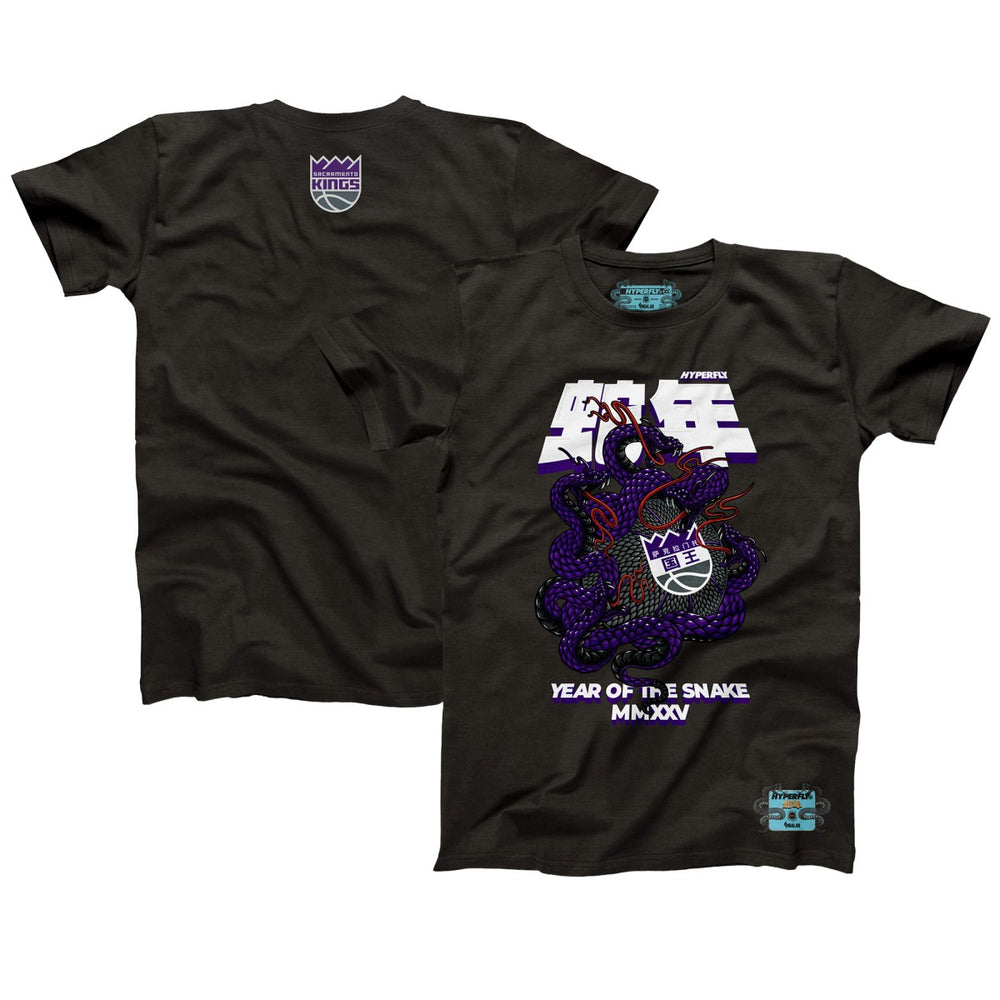 NBA Sacramento Kings NBALab x Hyperfly Unisex Year of the Snake Lunar New Year Collection T-Shirt