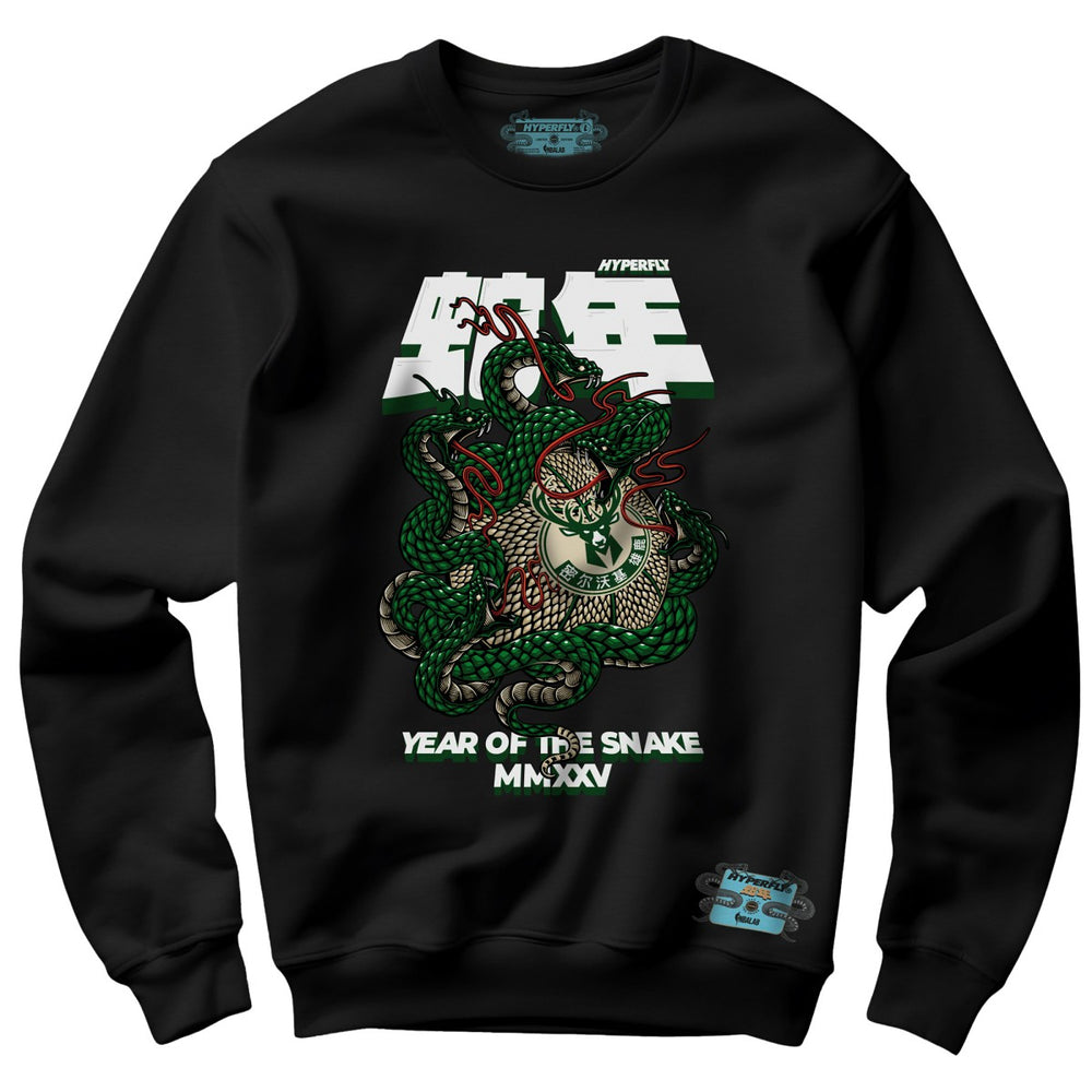 NBA Milwaukee Bucks NBALab x Hyperfly Unisex Year of the Snake Lunar New Year Collection Sweatshirt