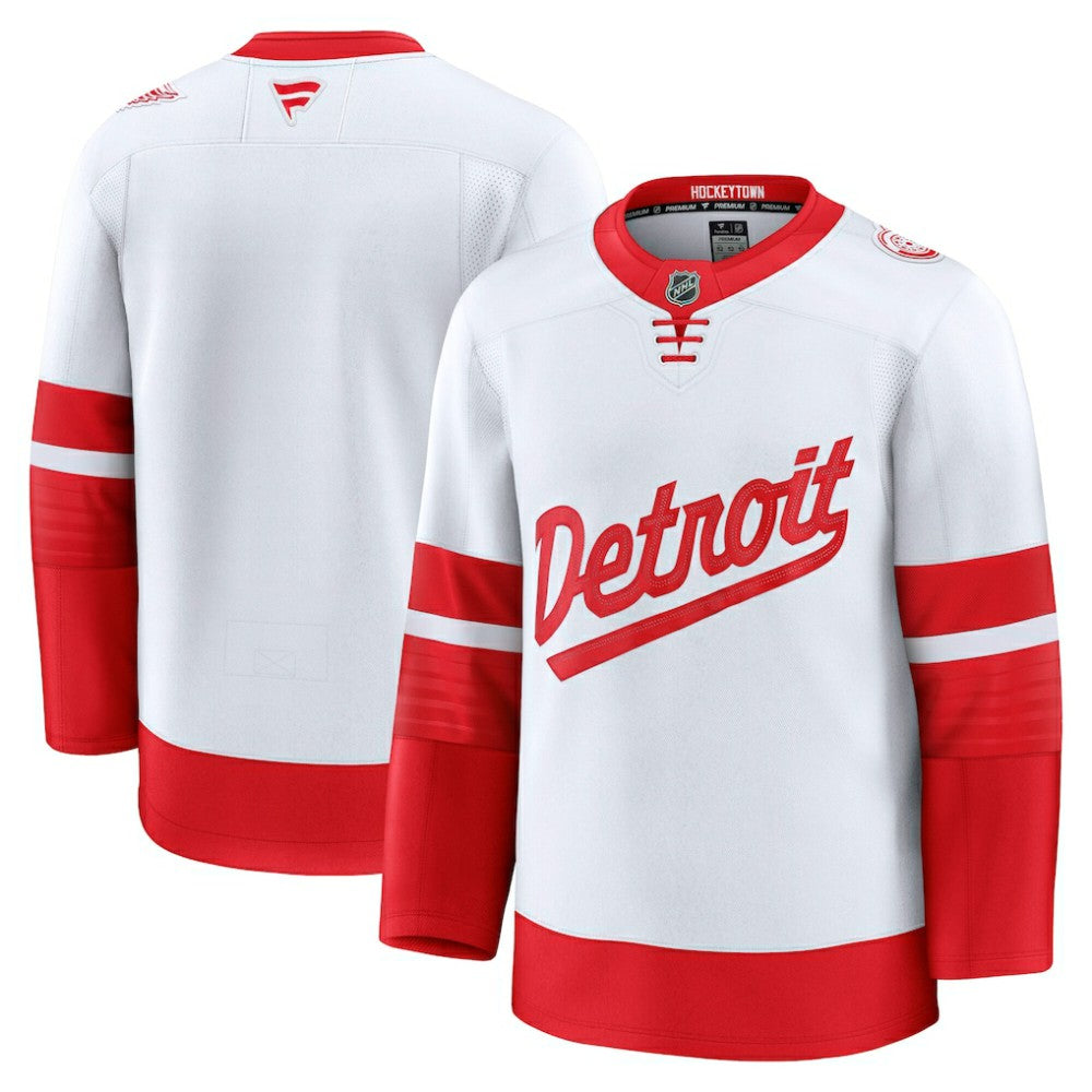 NHL White Detroit Red Wings Fanatics 2025 NHL Stadium Series Premium Jersey