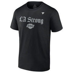 NHL Black Los Angeles Kings Fanatics Unisex LA Strong T-Shirt