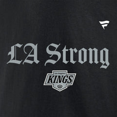 NHL Black Los Angeles Kings Fanatics Unisex LA Strong T-Shirt