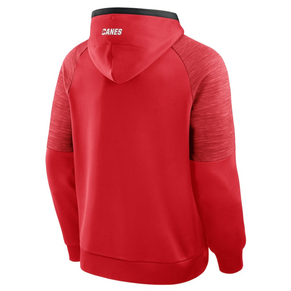 NHL Red Carolina Hurricanes Fanatics Goaltender Defender Pullover Hoodie