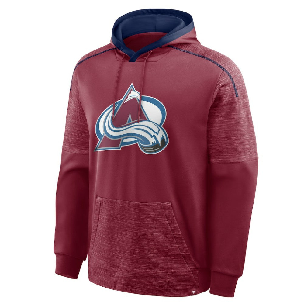 NHL Burgundy Colorado Avalanche Fanatics Goaltender Defender Pullover Hoodie
