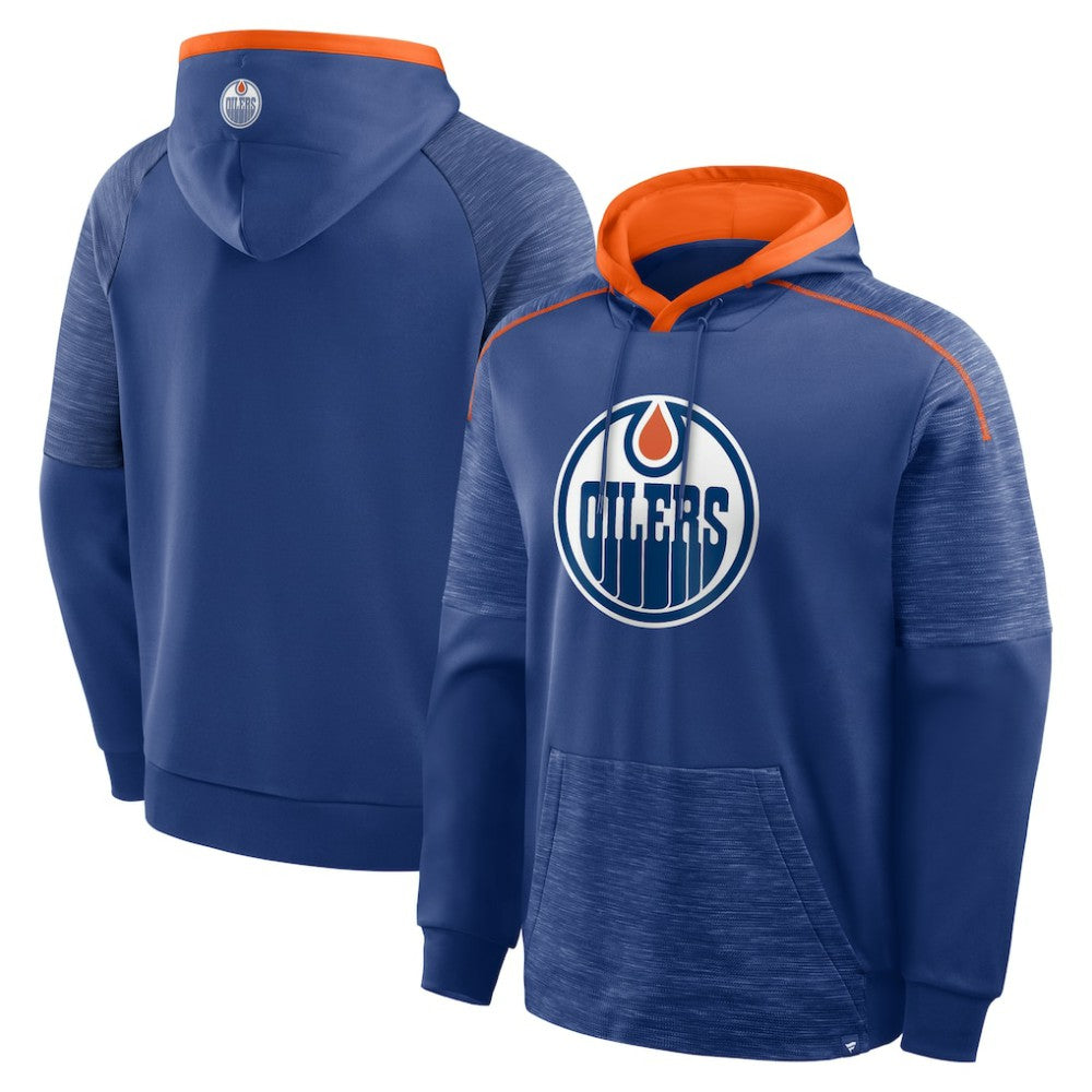 NHL Royal Edmonton Oilers Fanatics Goaltender Defender Pullover Hoodie