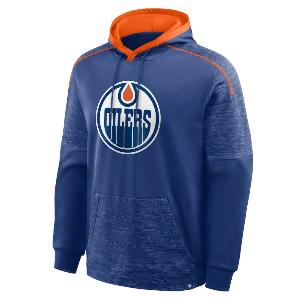 NHL Royal Edmonton Oilers Fanatics Goaltender Defender Pullover Hoodie