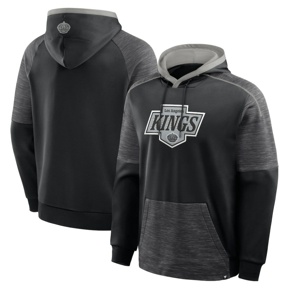 NHL Black Los Angeles Kings Fanatics Goaltender Defender Pullover Hoodie