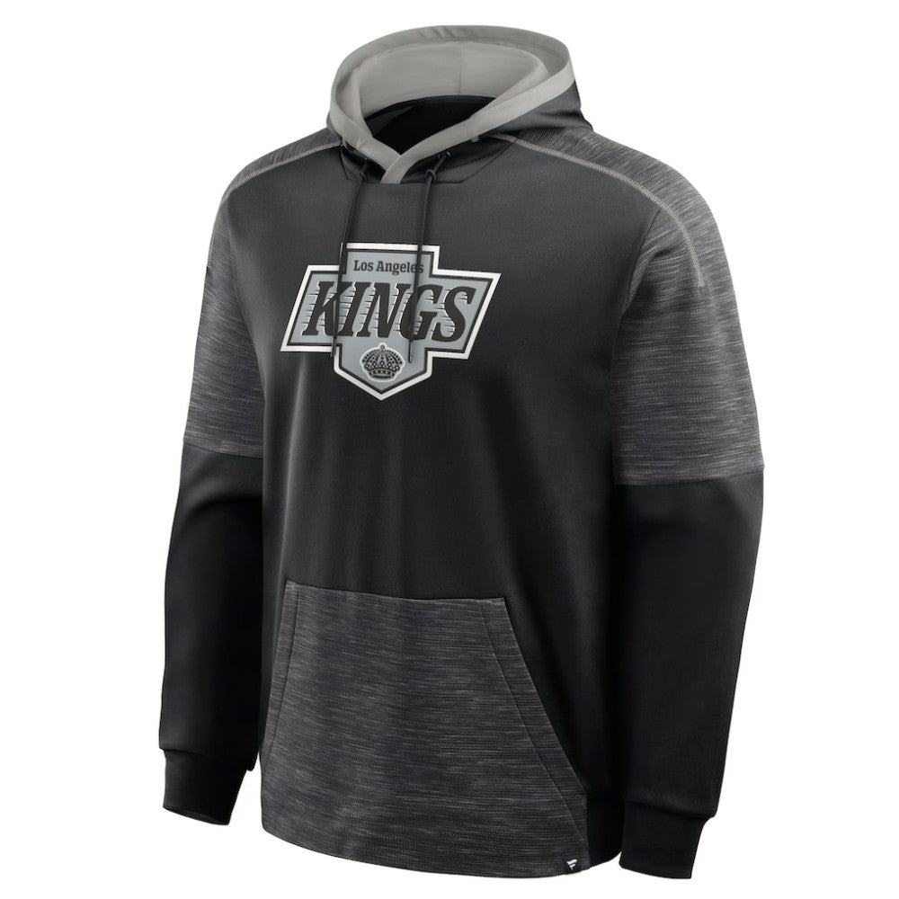 NHL Black Los Angeles Kings Fanatics Goaltender Defender Pullover Hoodie