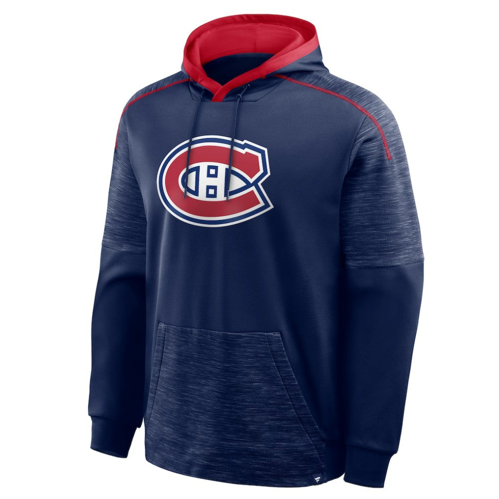 NHL Navy Montreal Canadiens Fanatics Goaltender Defender Pullover Hoodie