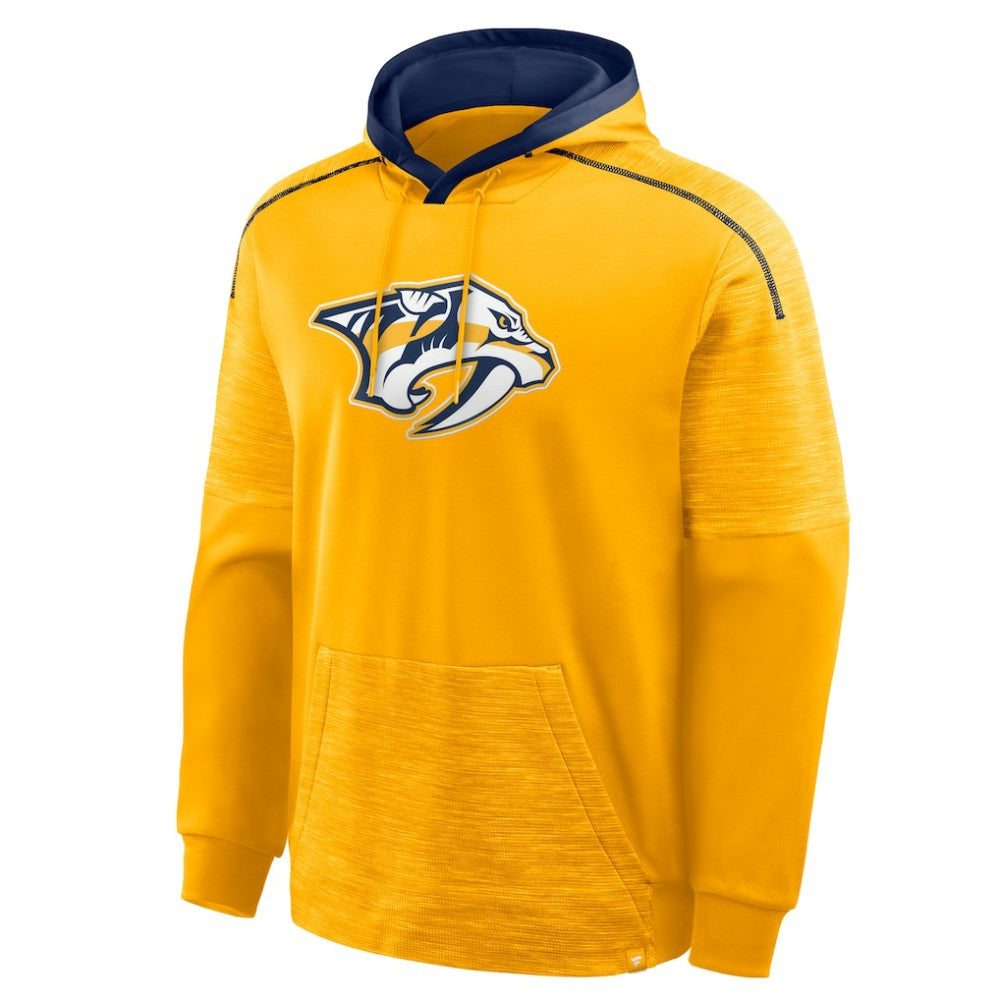 NHL Gold Nashville Predators Fanatics Goaltender Defender Pullover Hoodie