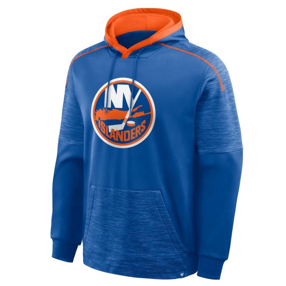 NHL Royal New York Islanders Fanatics Goaltender Defender Pullover Hoodie