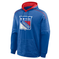 NHL Blue New York Rangers Fanatics Goaltender Defender Pullover Hoodie