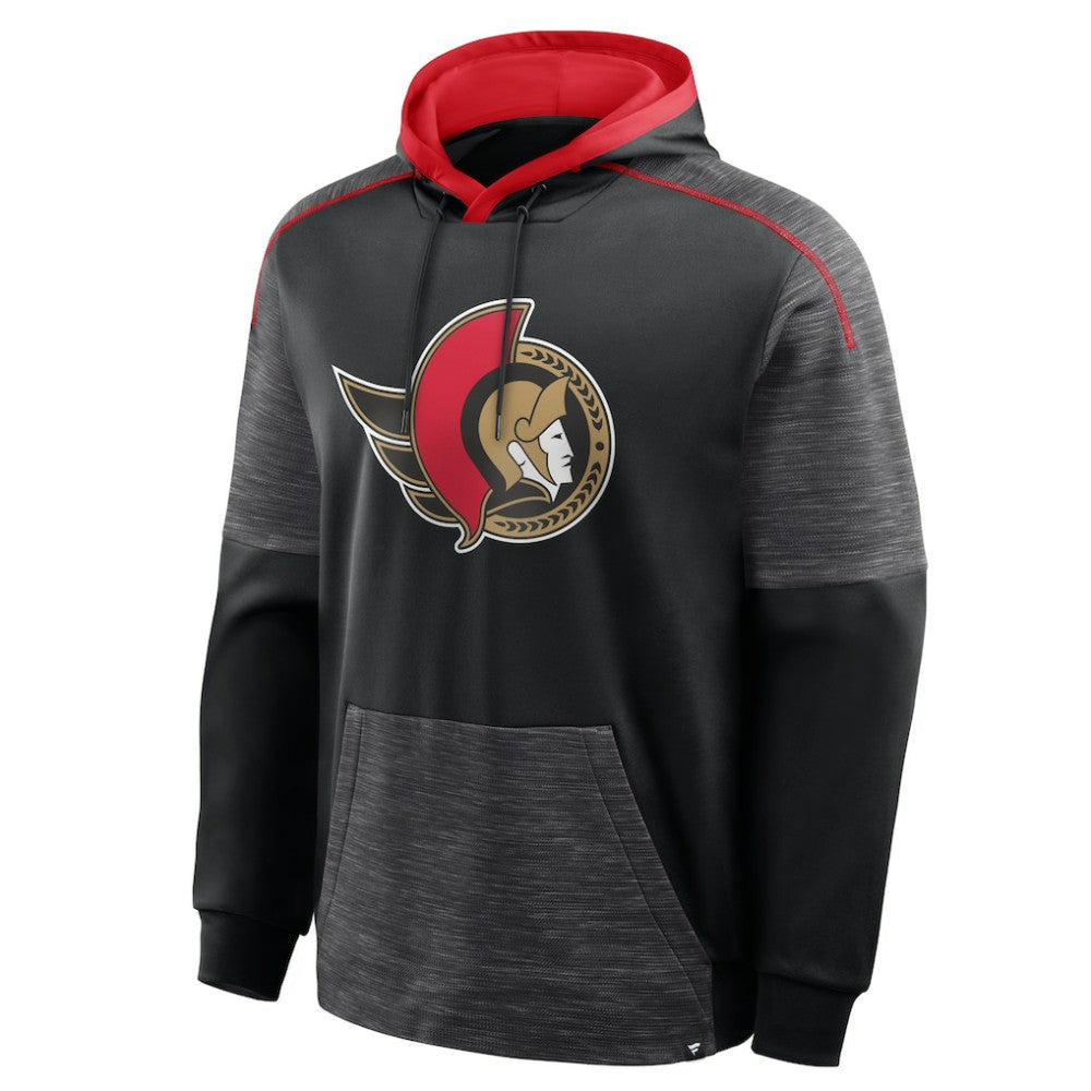 NHL Black Ottawa Senators Fanatics Goaltender Defender Pullover Hoodie