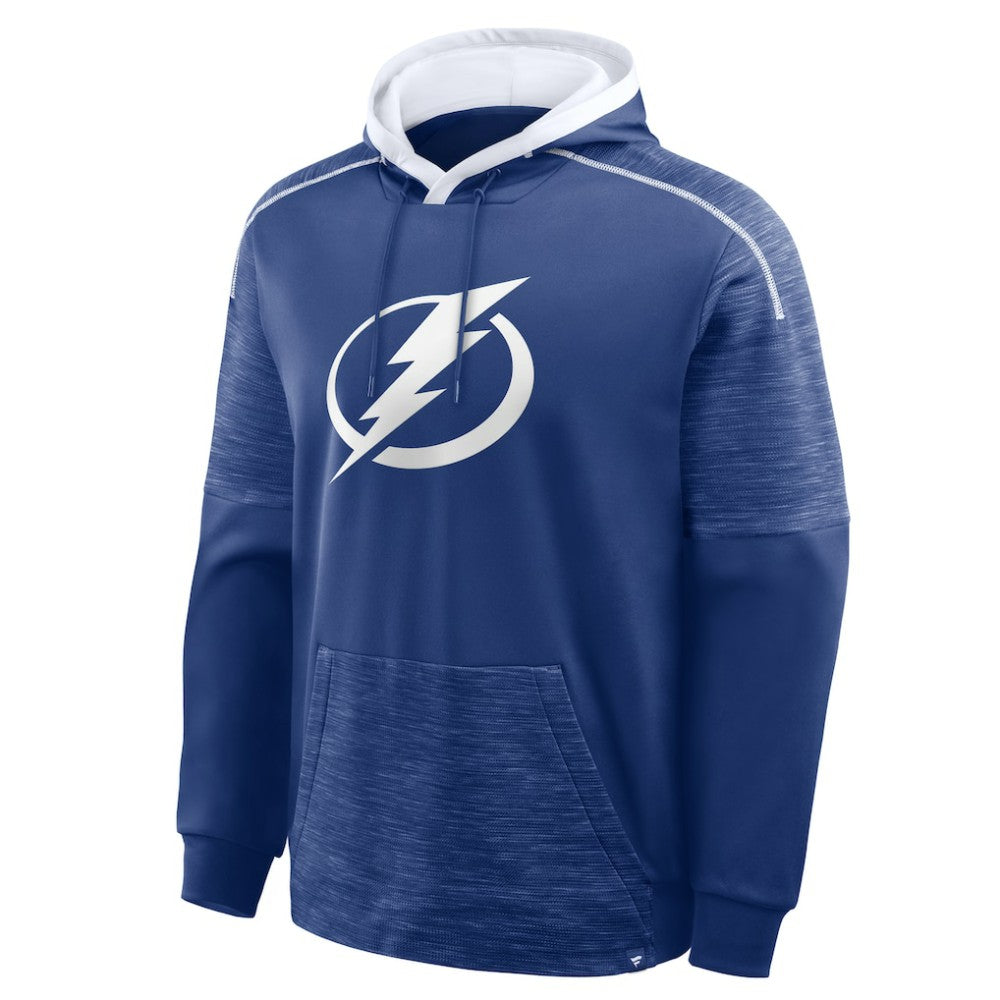 NHL Blue Tampa Bay Lightning Fanatics Goaltender Defender Pullover Hoodie
