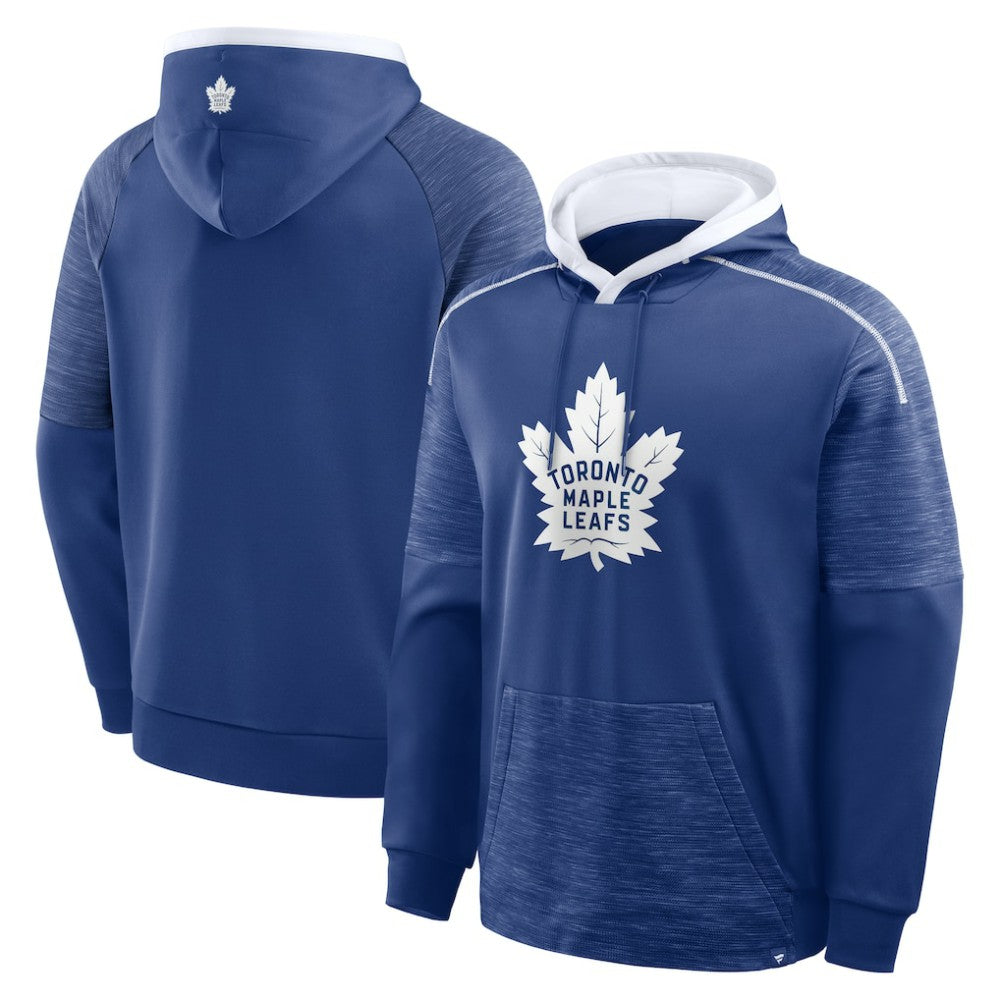 NHL Blue Toronto Maple Leafs Fanatics Goaltender Defender Pullover Hoodie