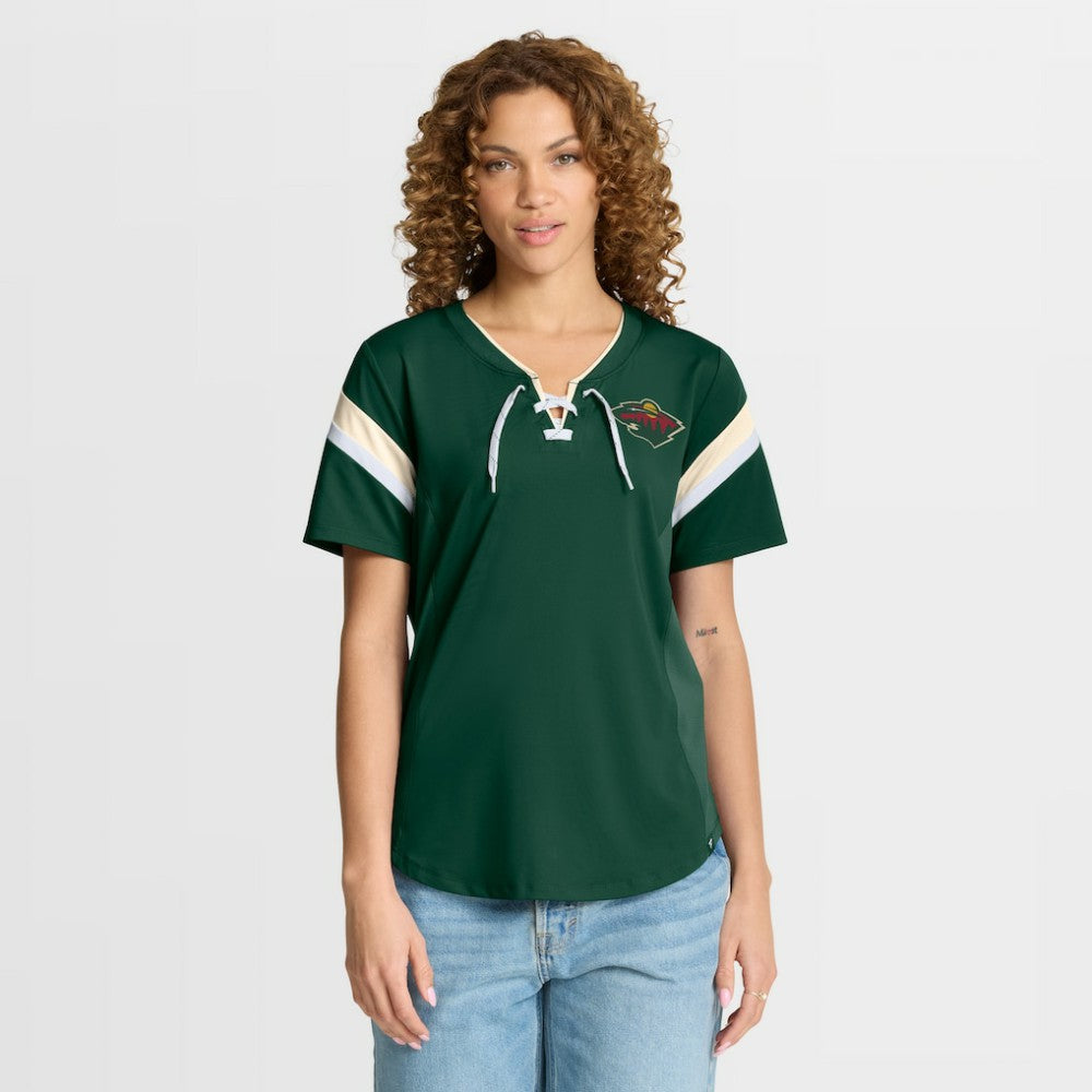 NHL Green Minnesota Wild Fanatics Women's Offside Athena T-Shirt