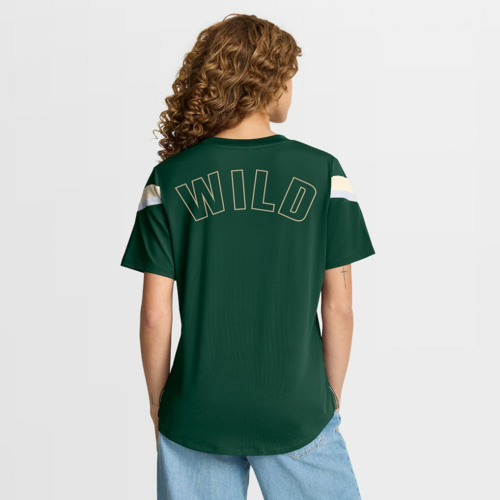 NHL Green Minnesota Wild Fanatics Women's Offside Athena T-Shirt