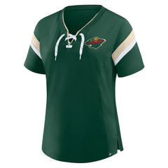 NHL Green Minnesota Wild Fanatics Women's Offside Athena T-Shirt