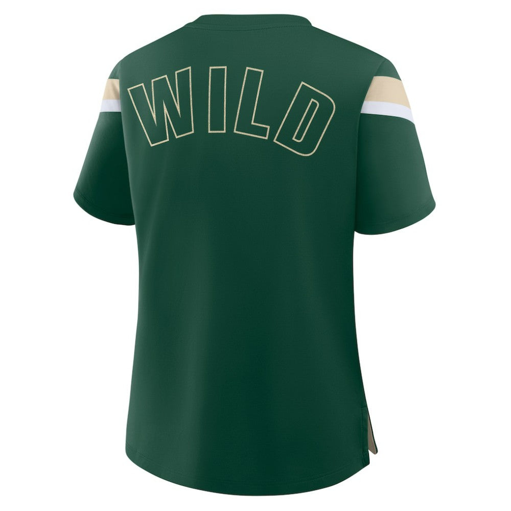 NHL Green Minnesota Wild Fanatics Women's Offside Athena T-Shirt