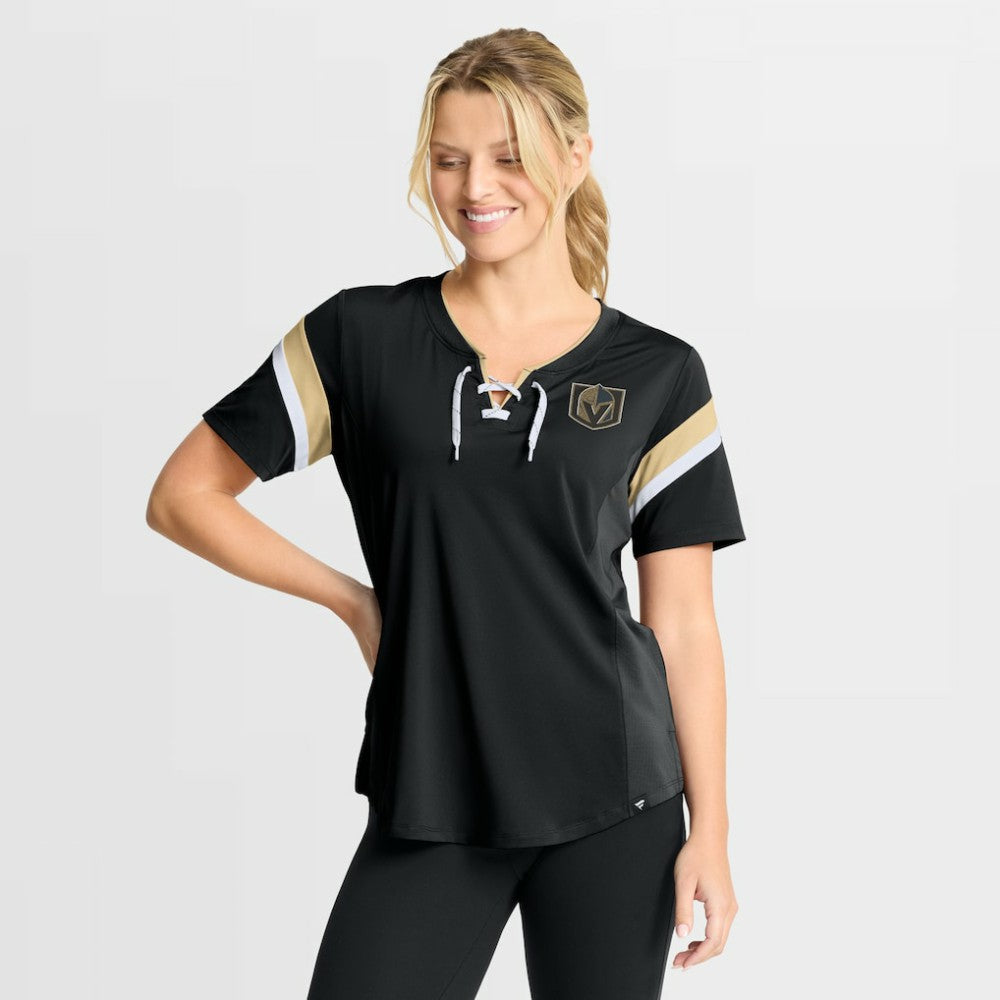 NHL Black Vegas Golden Knights Fanatics Women's Offside Athena T-Shirt