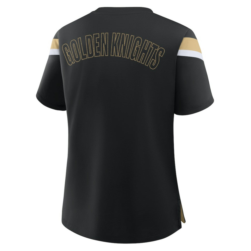 NHL Black Vegas Golden Knights Fanatics Women's Offside Athena T-Shirt