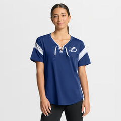 NHL Blue Tampa Bay Lightning Fanatics Women's Offside Athena T-Shirt