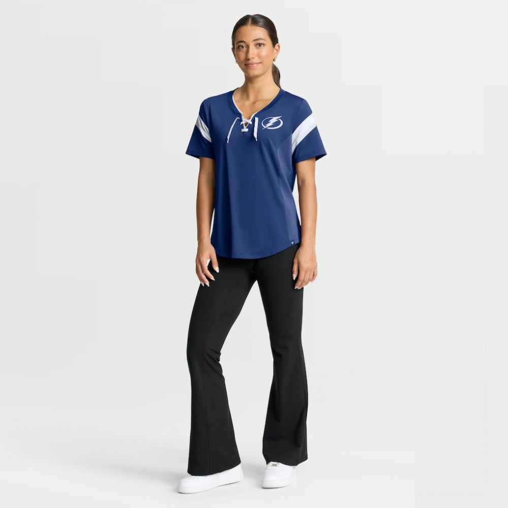 NHL Blue Tampa Bay Lightning Fanatics Women's Offside Athena T-Shirt