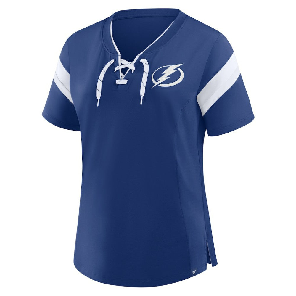 NHL Blue Tampa Bay Lightning Fanatics Women's Offside Athena T-Shirt