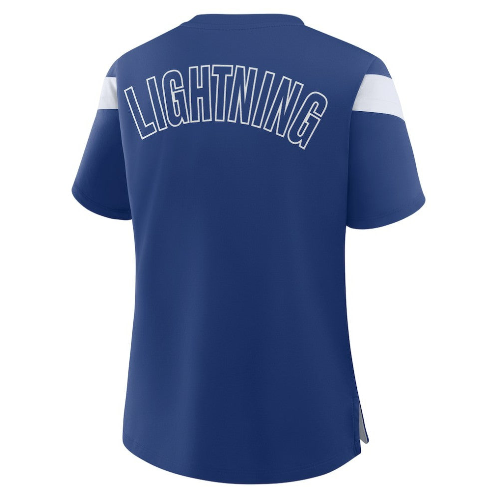 NHL Blue Tampa Bay Lightning Fanatics Women's Offside Athena T-Shirt