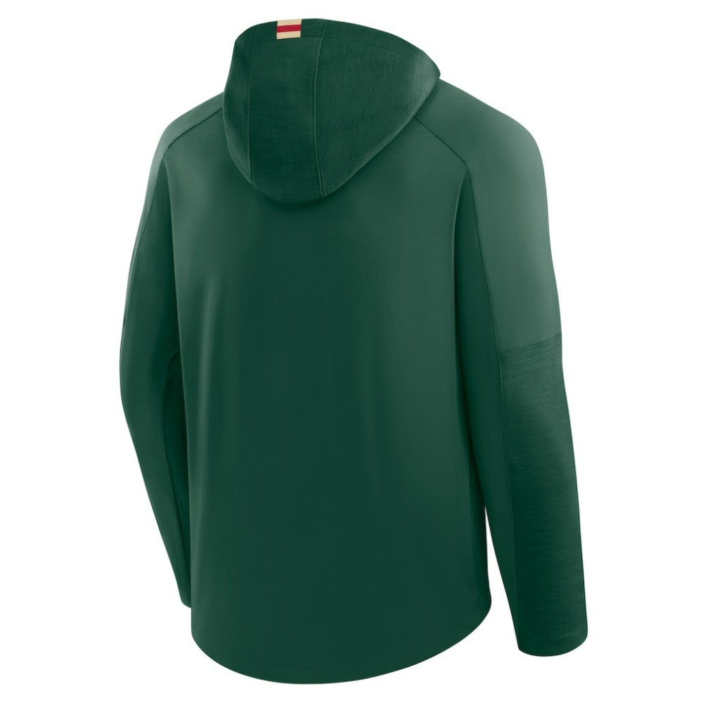 NHL Green Minnesota Wild Fanatics Penalty Shot Long Sleeve Hoodie T-Shirt